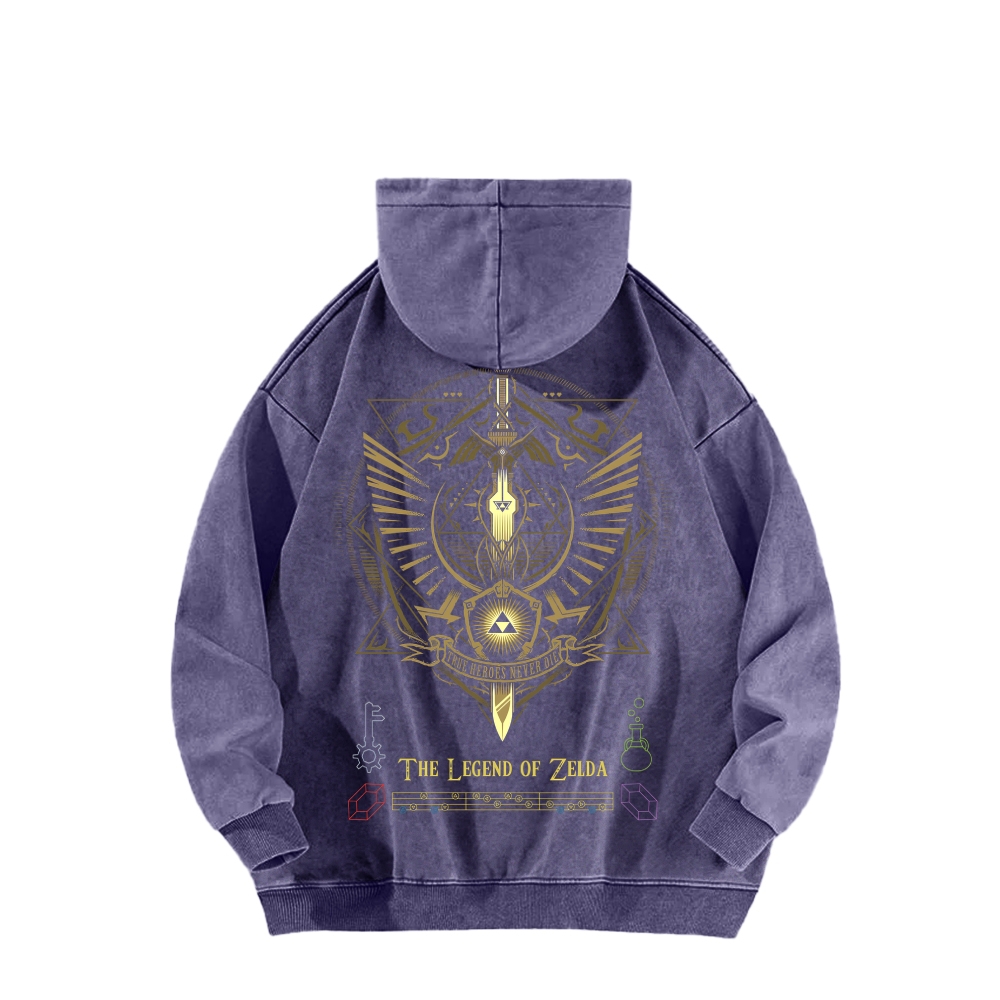The Legend of Zelda Unisex Washed Hoodie 2512005685