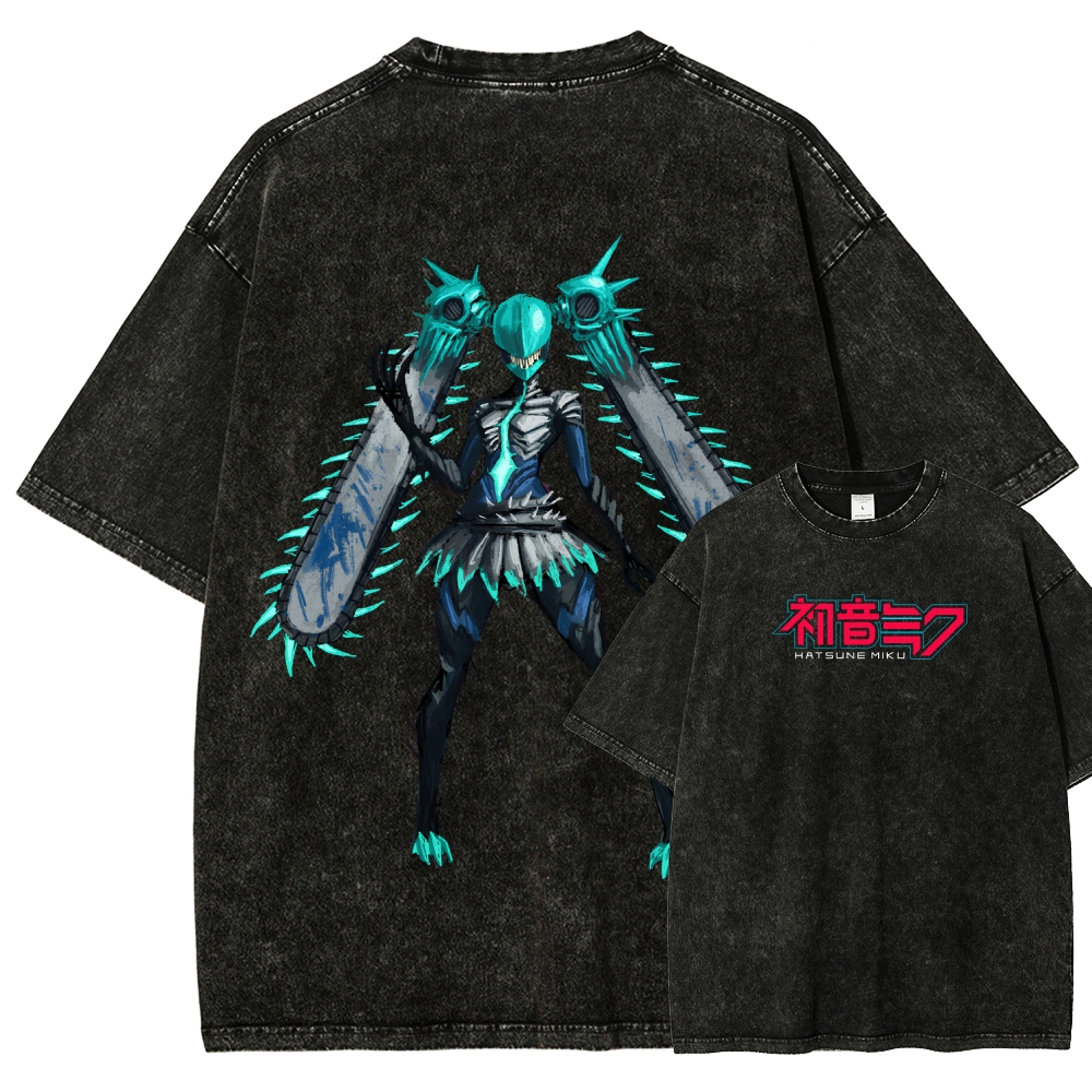 Hatsune Miku Unisex Fit Washed T-Shirt 2512006171