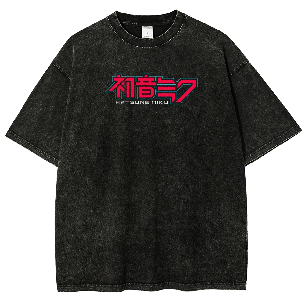 Hatsune Miku Unisex Fit Washed T-Shirt 2512006171