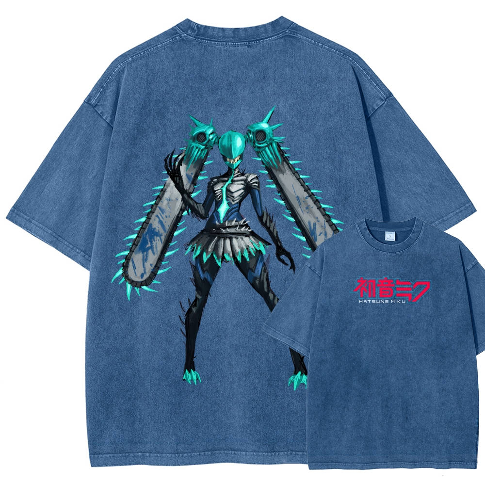 Hatsune Miku Unisex Fit Washed T-Shirt 2512006171