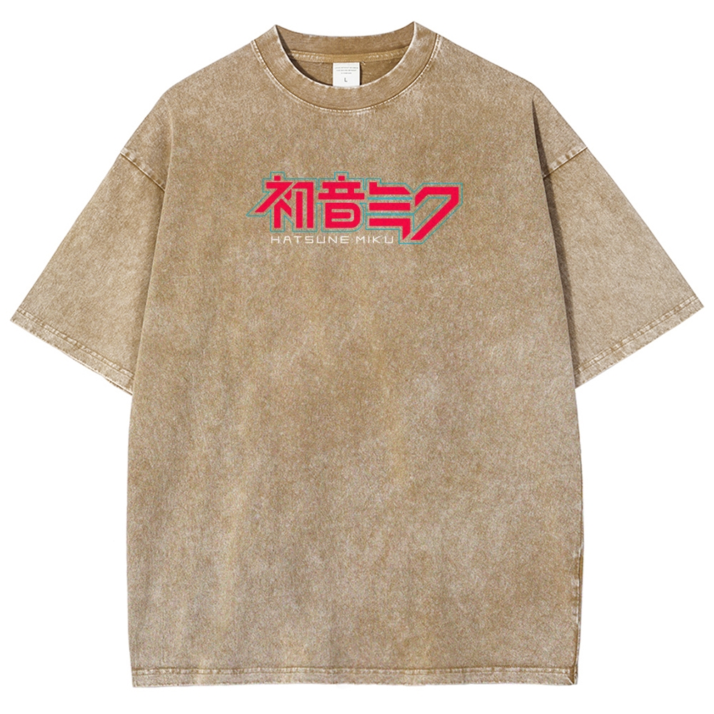 Hatsune Miku Unisex Fit Washed T-Shirt 2512006171