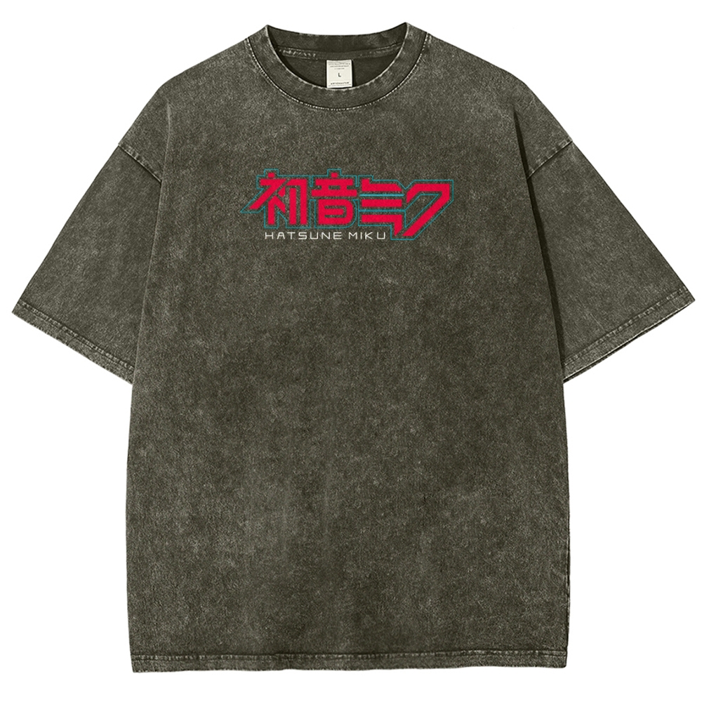 Hatsune Miku Unisex Fit Washed T-Shirt 2512006171
