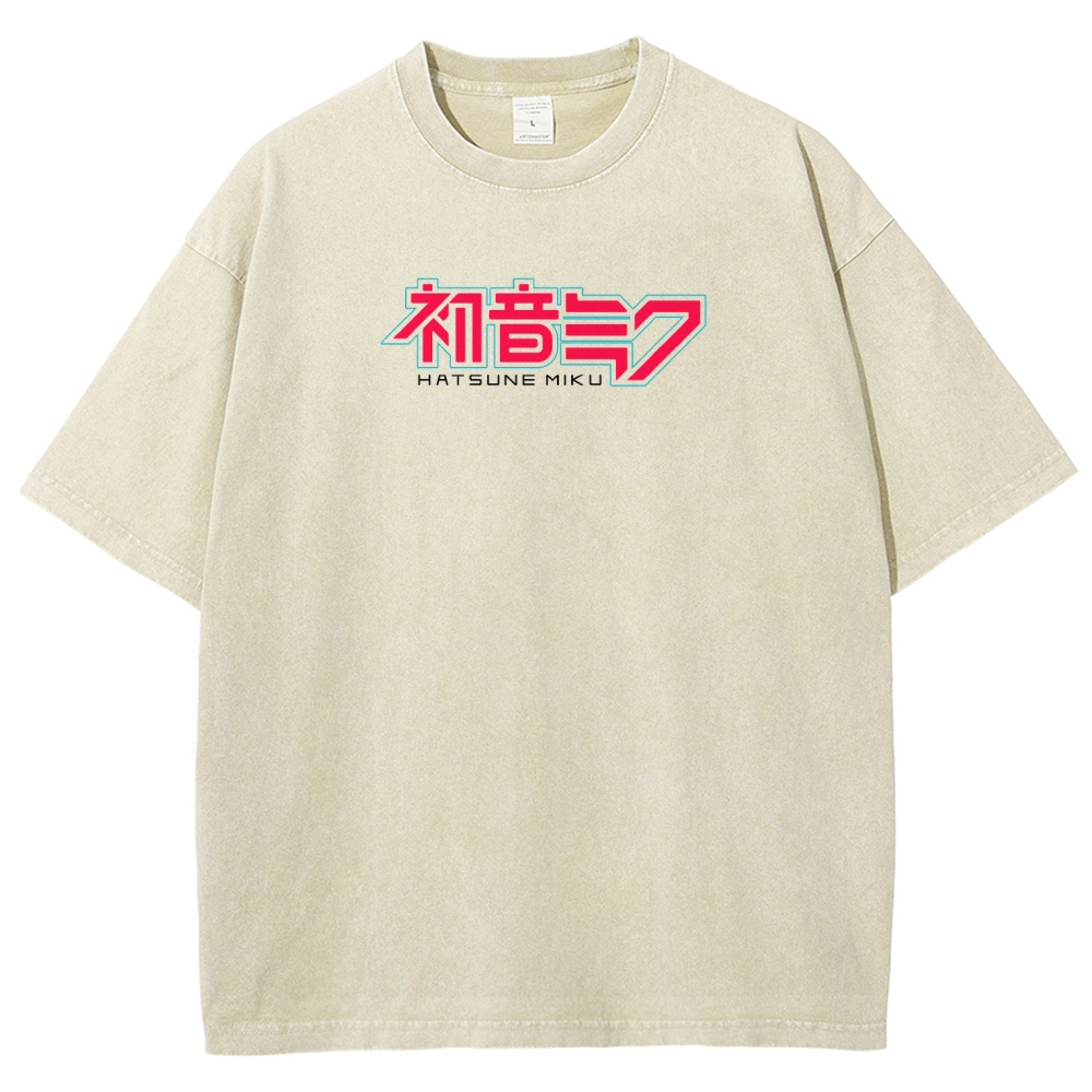 Hatsune Miku Unisex Fit Washed T-Shirt 2512006171