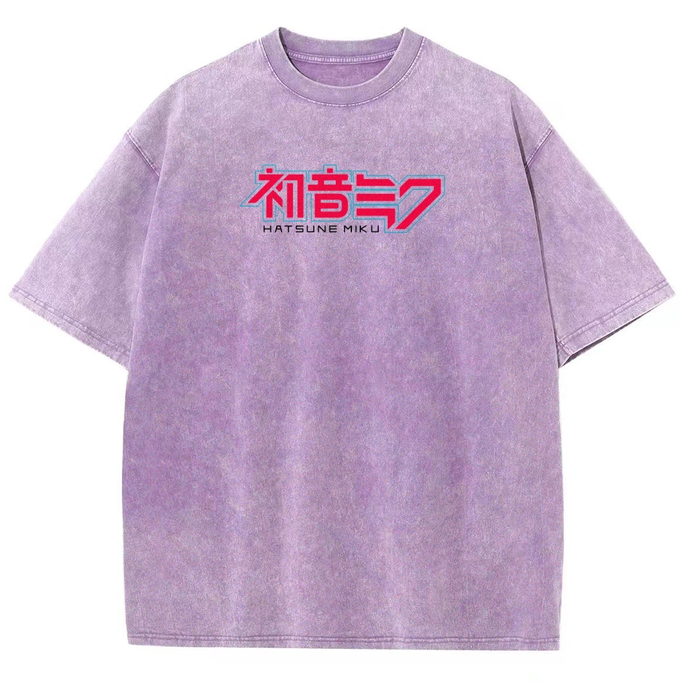 Hatsune Miku Unisex Fit Washed T-Shirt 2512006171