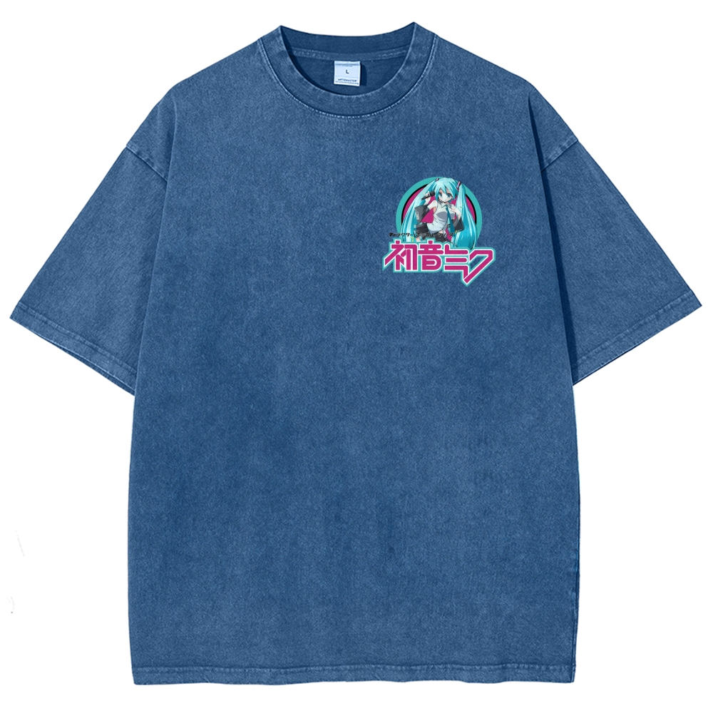 Hatsune Miku Unisex Fit Washed T-Shirt 2512006195