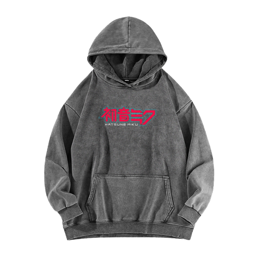 Hatsune Miku Unisex Washed Hoodie 2512006297