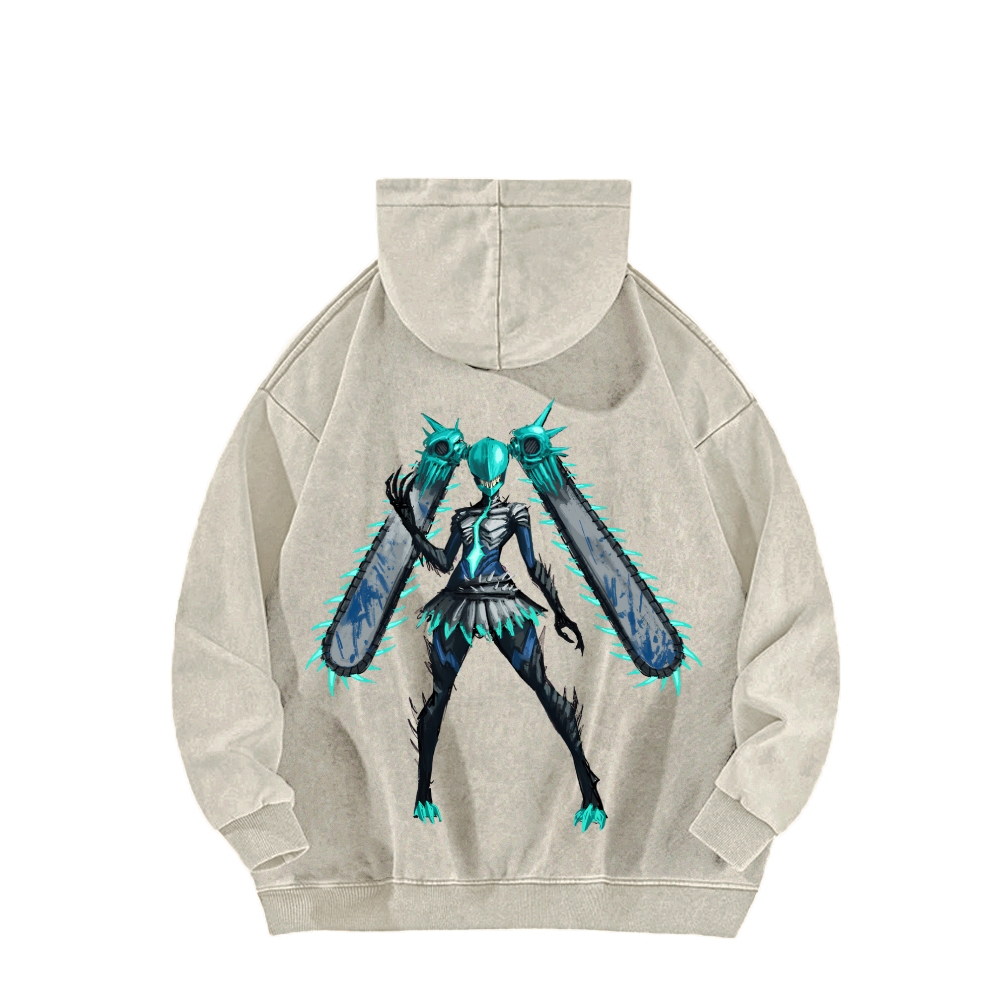 Hatsune Miku Unisex Washed Hoodie 2512006297