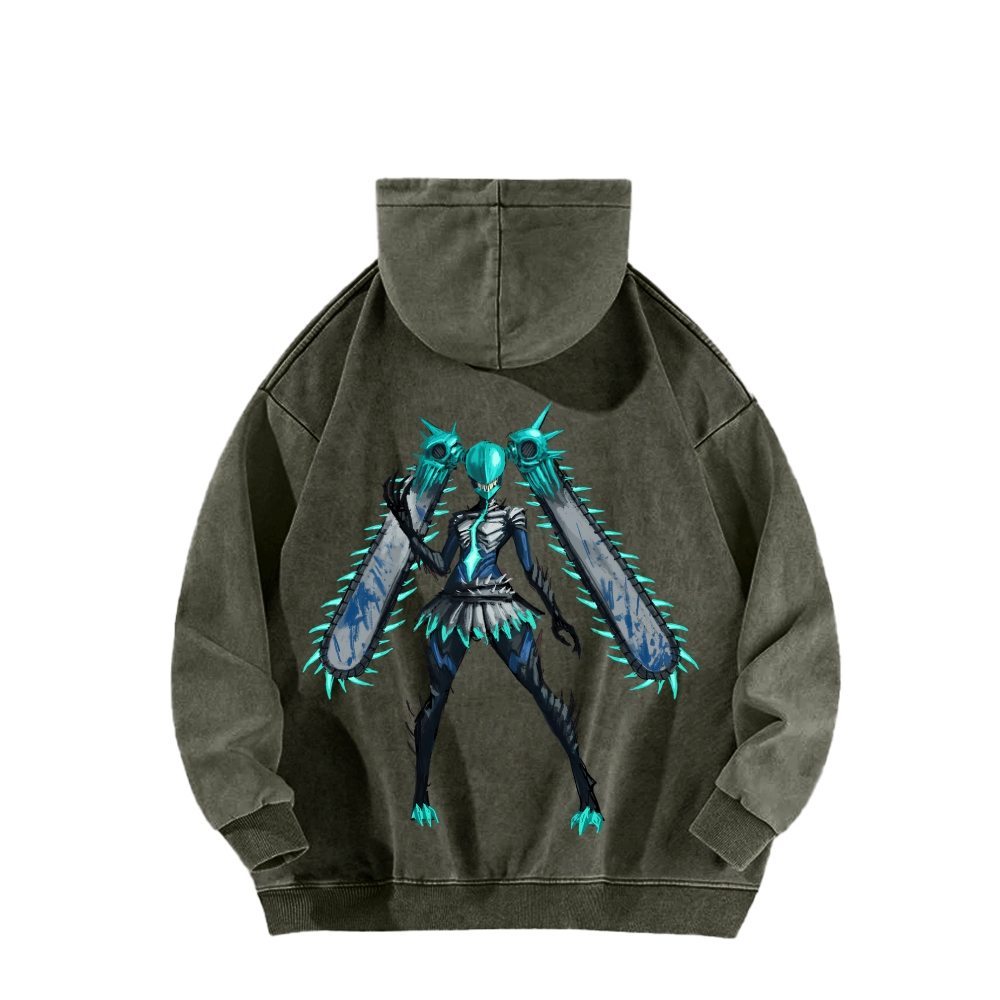 Hatsune Miku Unisex Washed Hoodie 2512006297