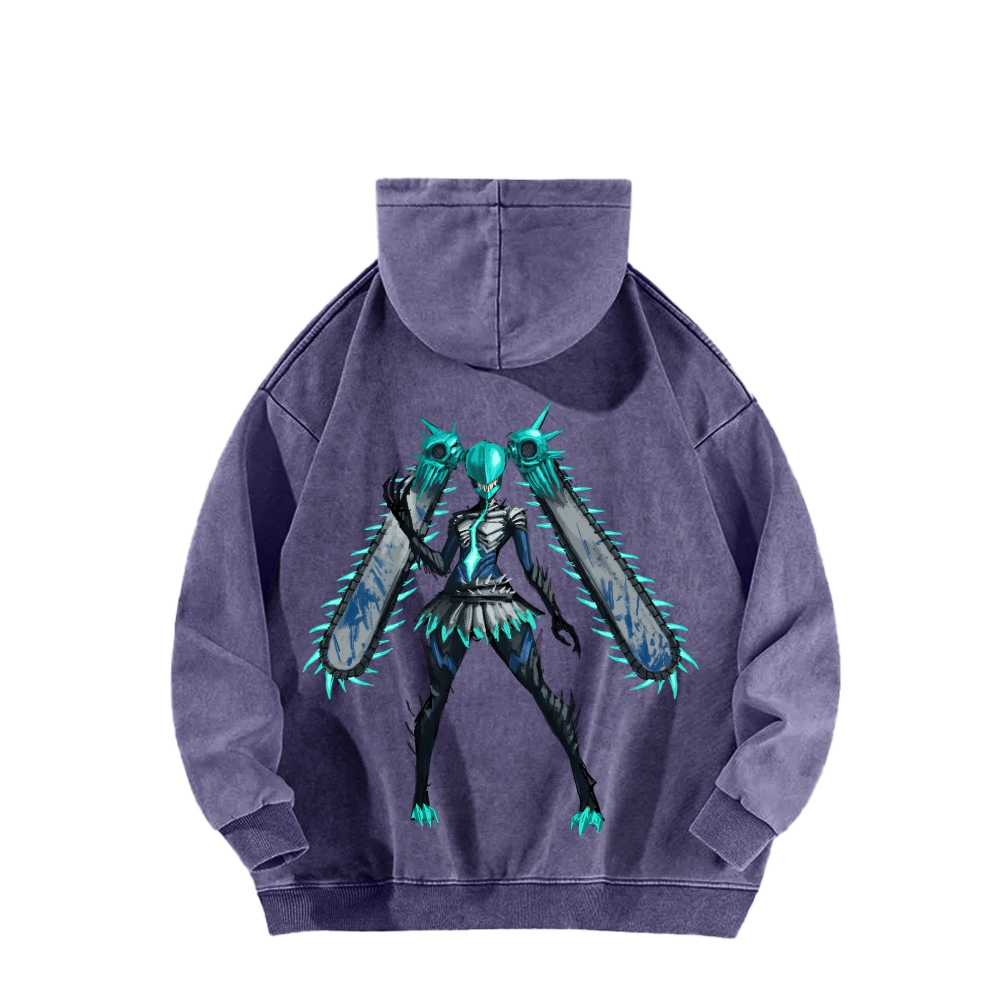 Hatsune Miku Unisex Washed Hoodie 2512006297