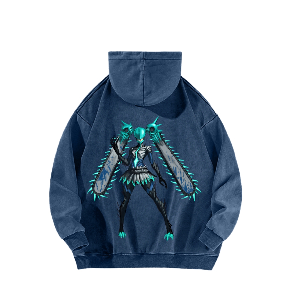 Hatsune Miku Unisex Washed Hoodie 2512006297