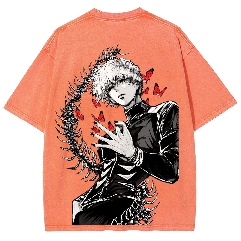 Tokyo Ghoul Kaneki Ken Unisex Fit Washed T-Shirt 2512008628