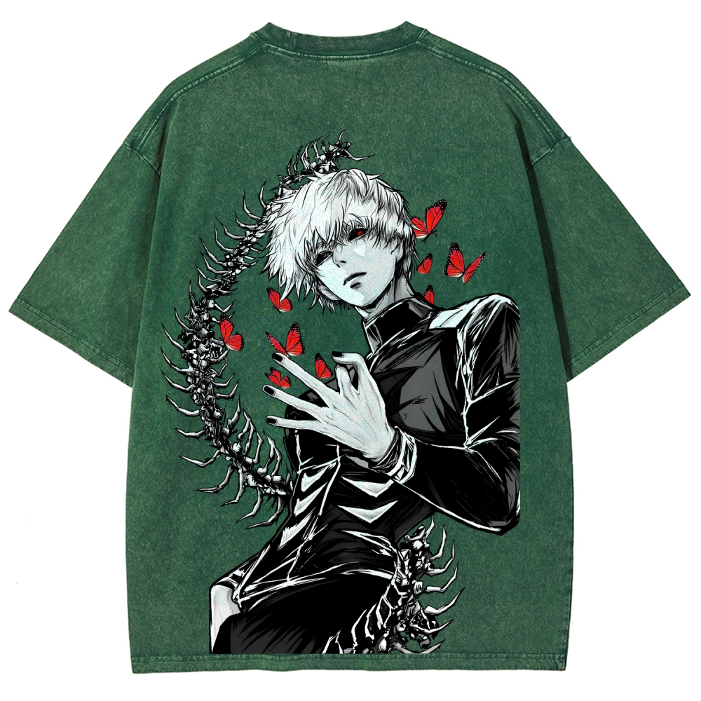 Tokyo Ghoul Kaneki Ken Unisex Fit Washed T-Shirt 2512008628