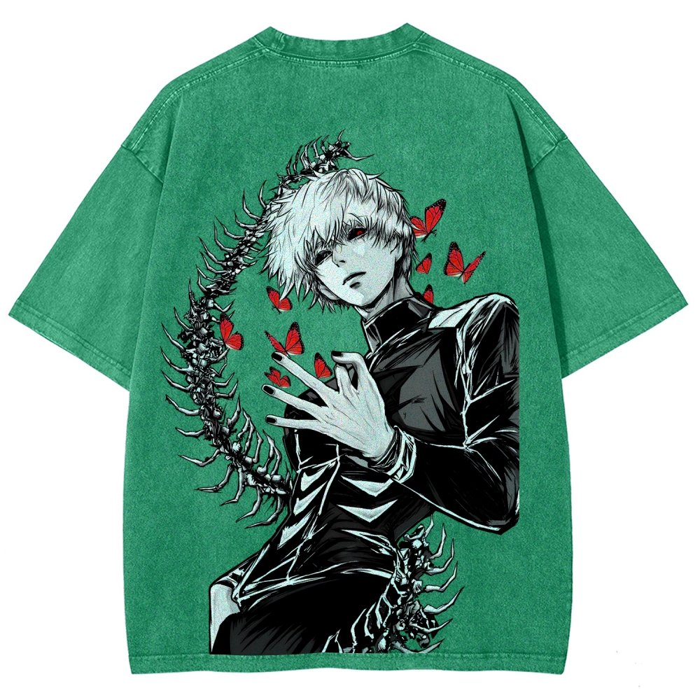 Tokyo Ghoul Kaneki Ken Unisex Fit Washed T-Shirt 2512008628
