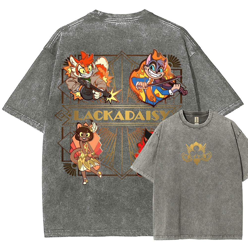 Lackadaisy Unisex Fit Washed T-Shirt 2512008811