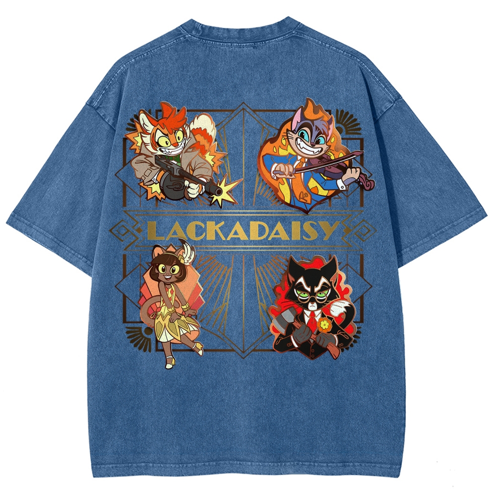 Lackadaisy Unisex Fit Washed T-Shirt 2512008811