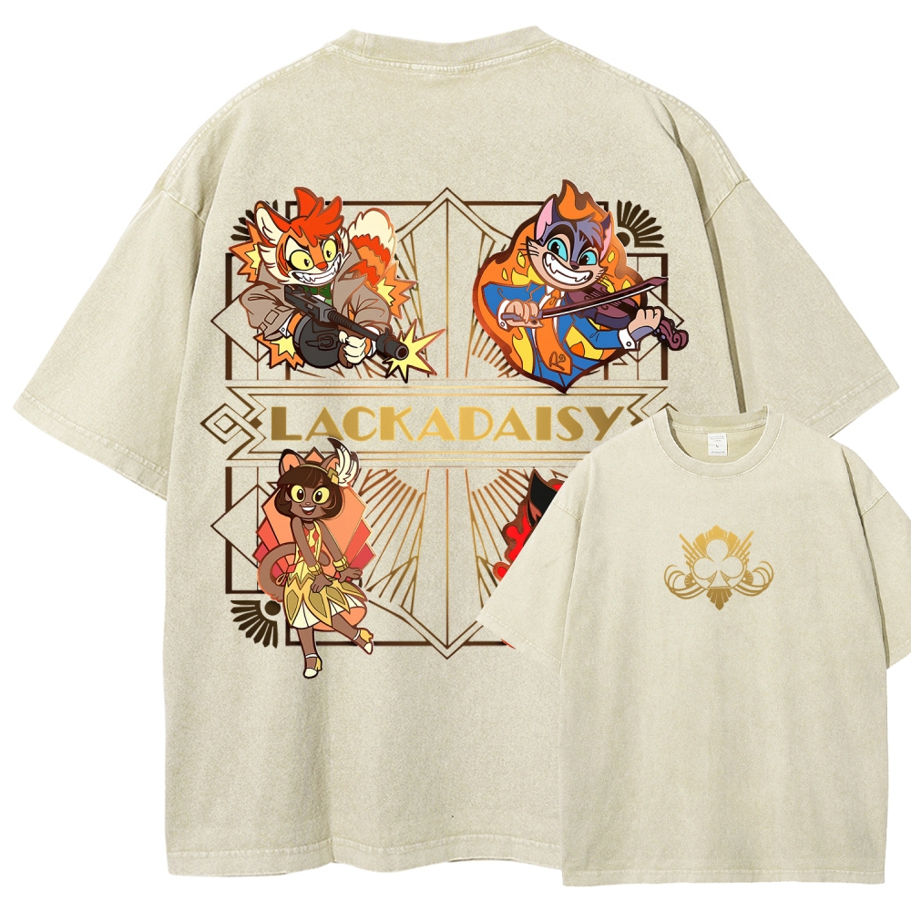 Lackadaisy Unisex Fit Washed T-Shirt 2512008811
