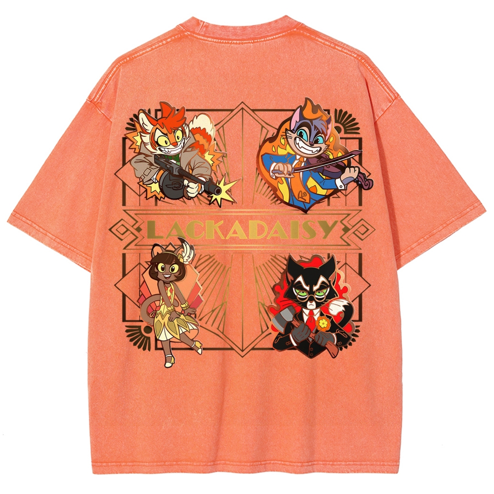 Lackadaisy Unisex Fit Washed T-Shirt 2512008811