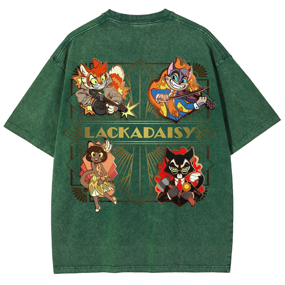 Lackadaisy Unisex Fit Washed T-Shirt 2512008811