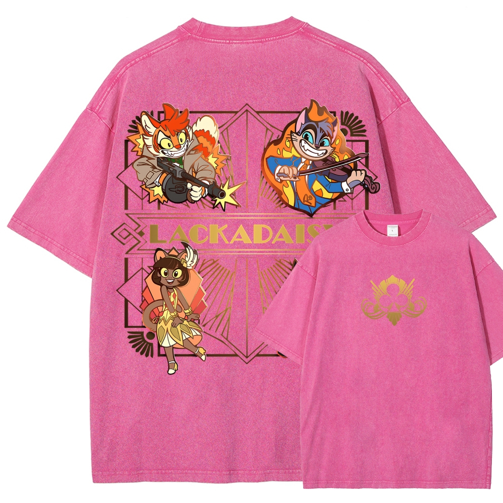 Lackadaisy Unisex Fit Washed T-Shirt 2512008811