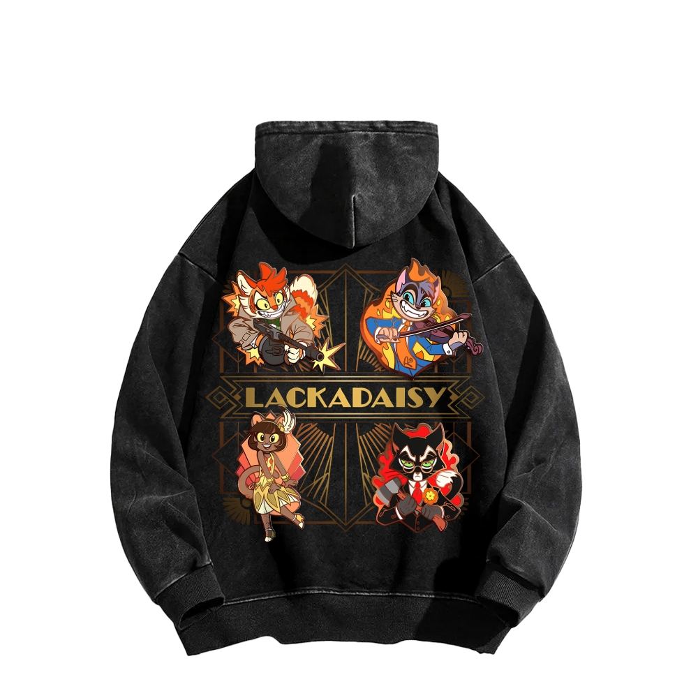 Lackadaisy Unisex Washed Hoodie 2512008826