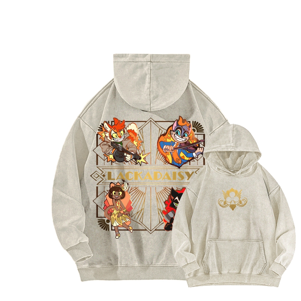 Lackadaisy Unisex Washed Hoodie 2512008826