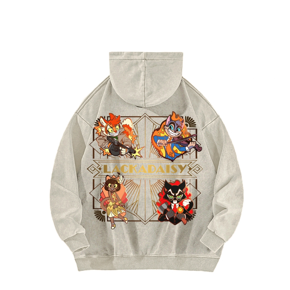 Lackadaisy Unisex Washed Hoodie 2512008826