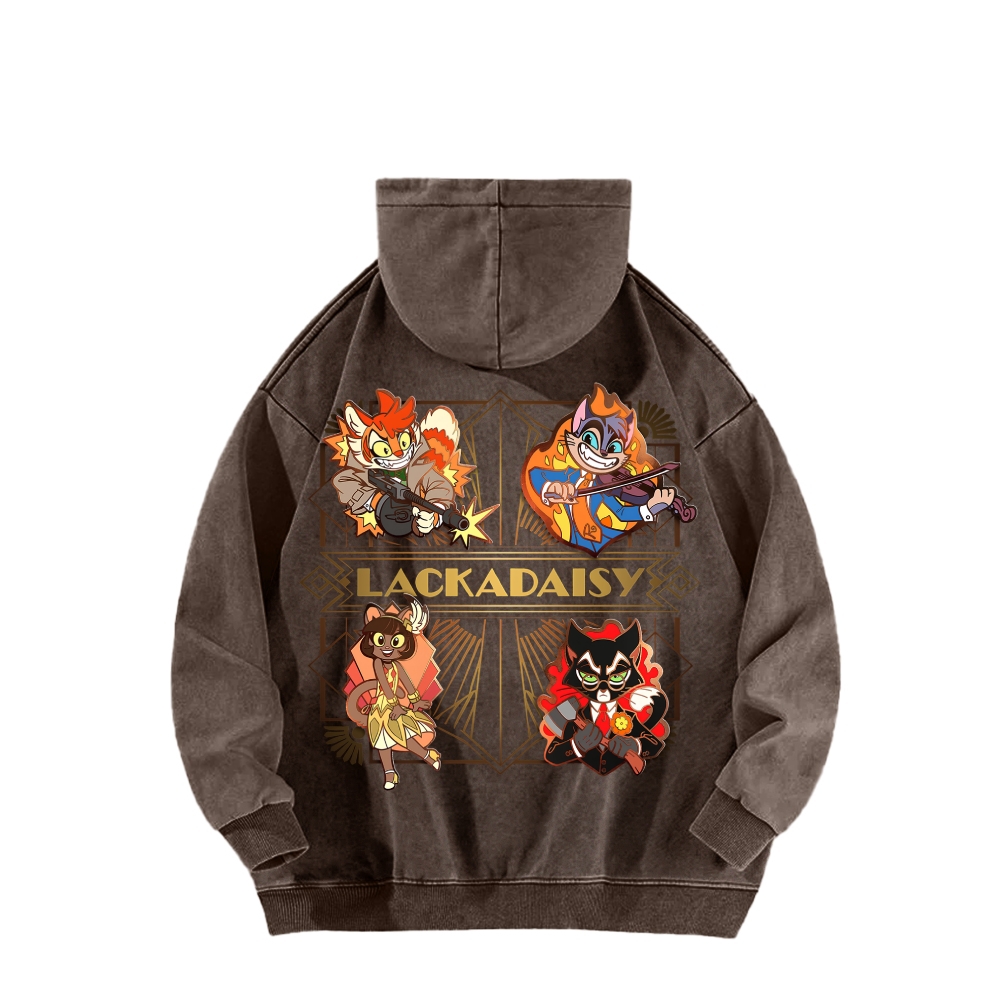 Lackadaisy Unisex Washed Hoodie 2512008826