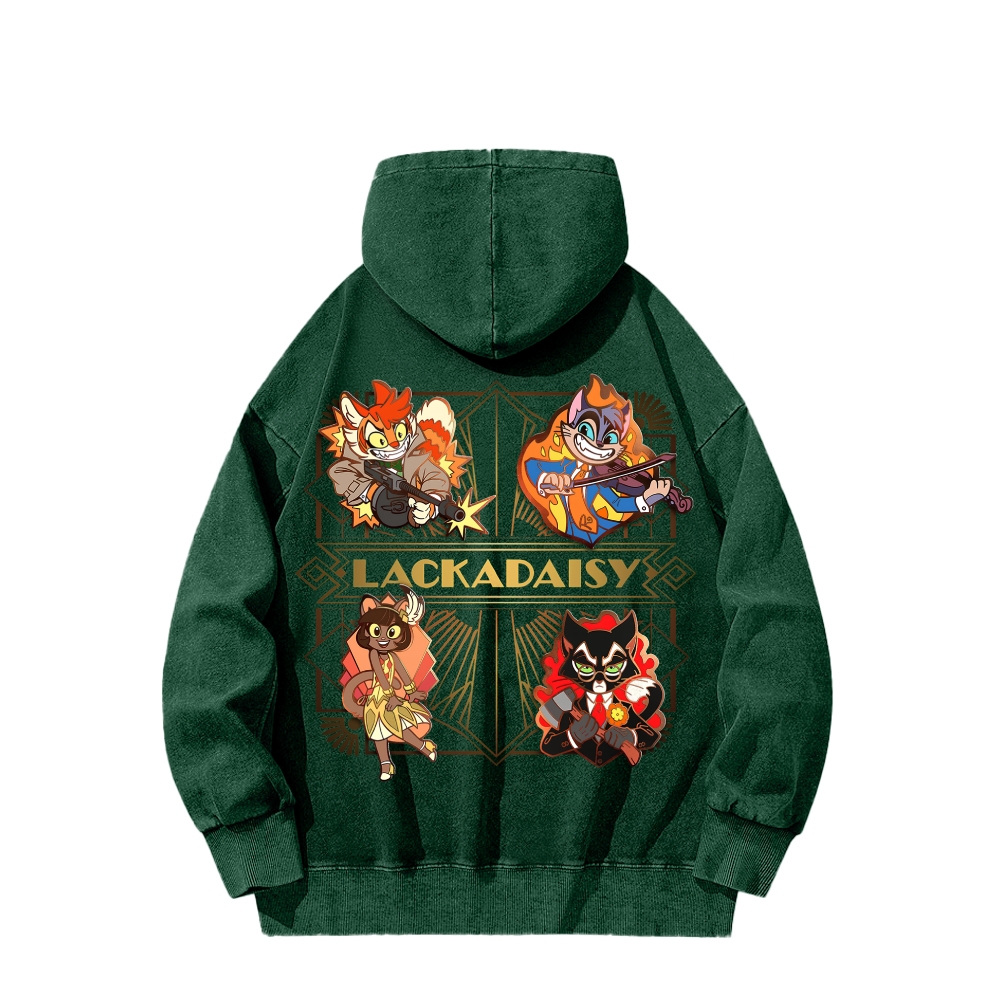 Lackadaisy Unisex Washed Hoodie 2512008826
