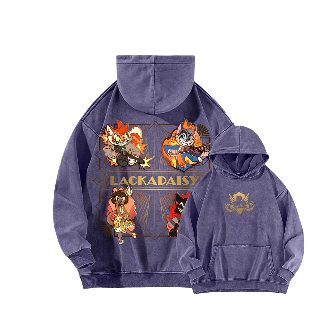 Lackadaisy Unisex Washed Hoodie 2512008826