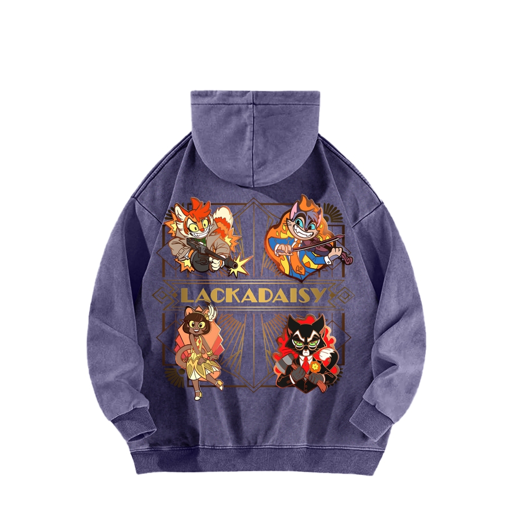 Lackadaisy Unisex Washed Hoodie 2512008826