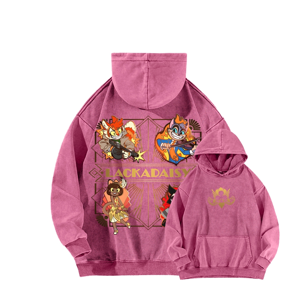 Lackadaisy Unisex Washed Hoodie 2512008826