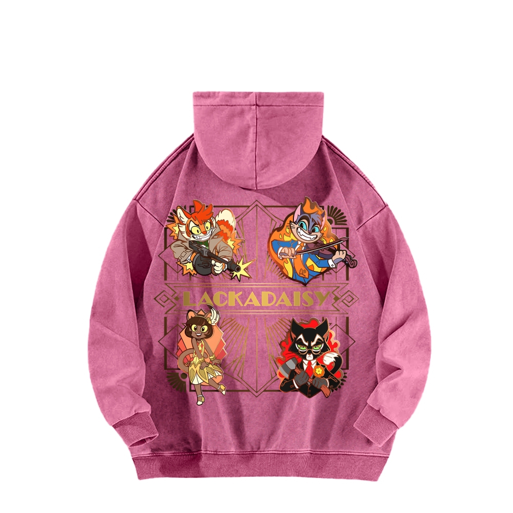Lackadaisy Unisex Washed Hoodie 2512008826