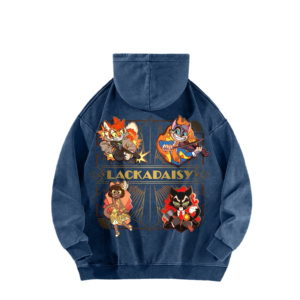 Lackadaisy Unisex Washed Hoodie 2512008826