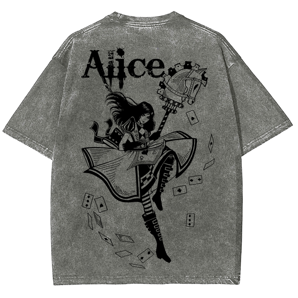 Alice Unisex Fit Washed T-Shirt 2512011583