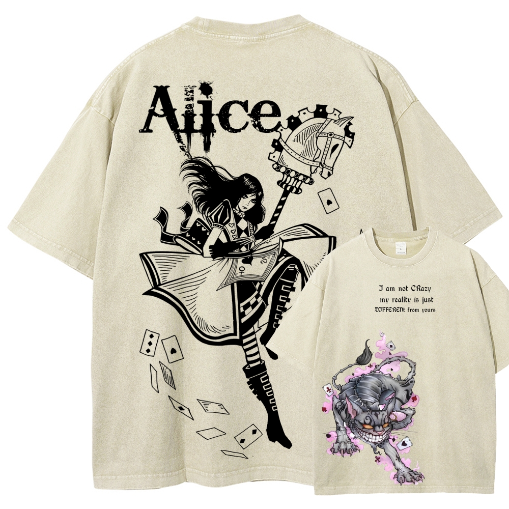 Alice Unisex Fit Washed T-Shirt 2512011583