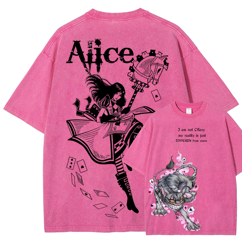 Alice Unisex Fit Washed T-Shirt 2512011583