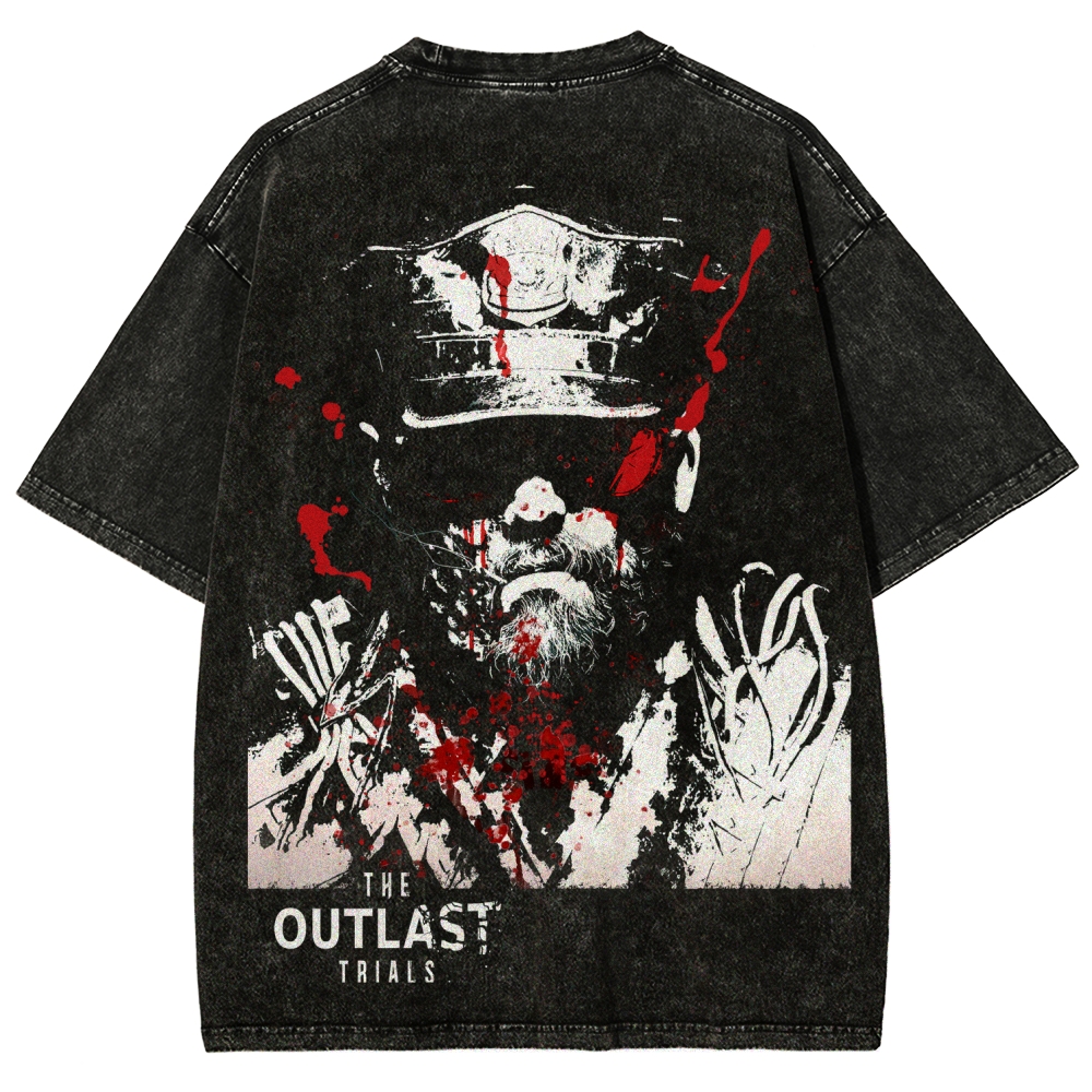 The Outlast Trials Unisex Fit Washed T-Shirt 2512018247