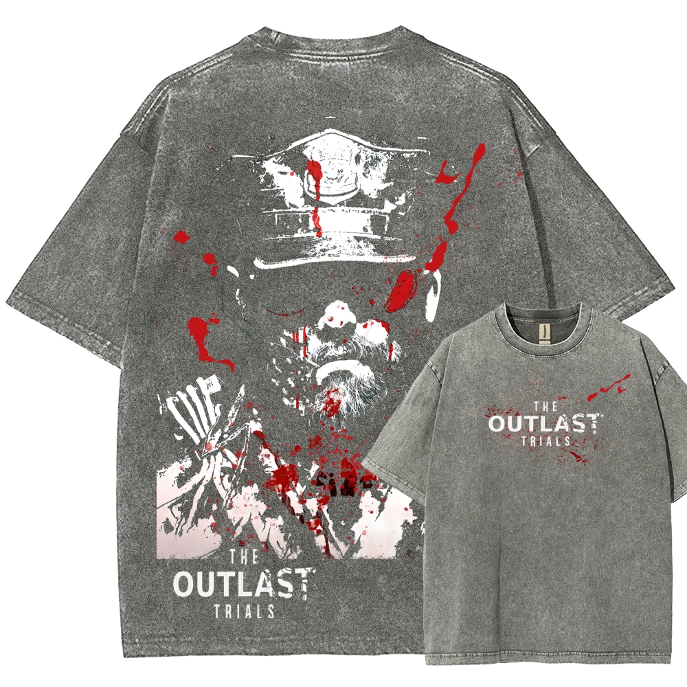 The Outlast Trials Unisex Fit Washed T-Shirt 2512018247