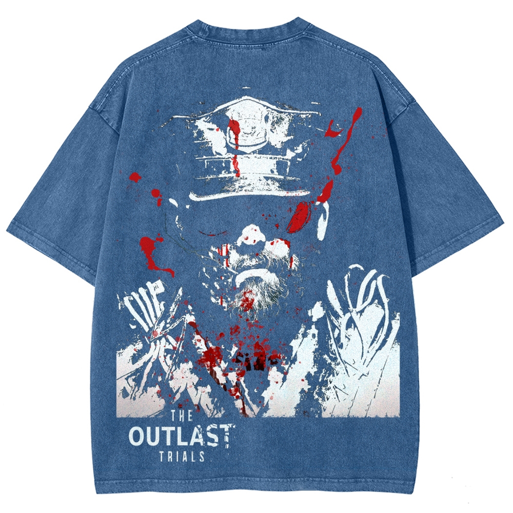 The Outlast Trials Unisex Fit Washed T-Shirt 2512018247