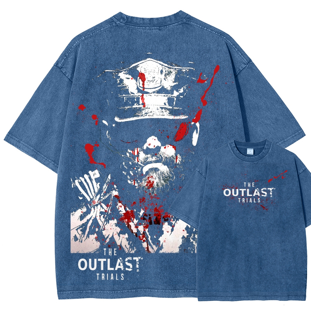The Outlast Trials Unisex Fit Washed T-Shirt 2512018247