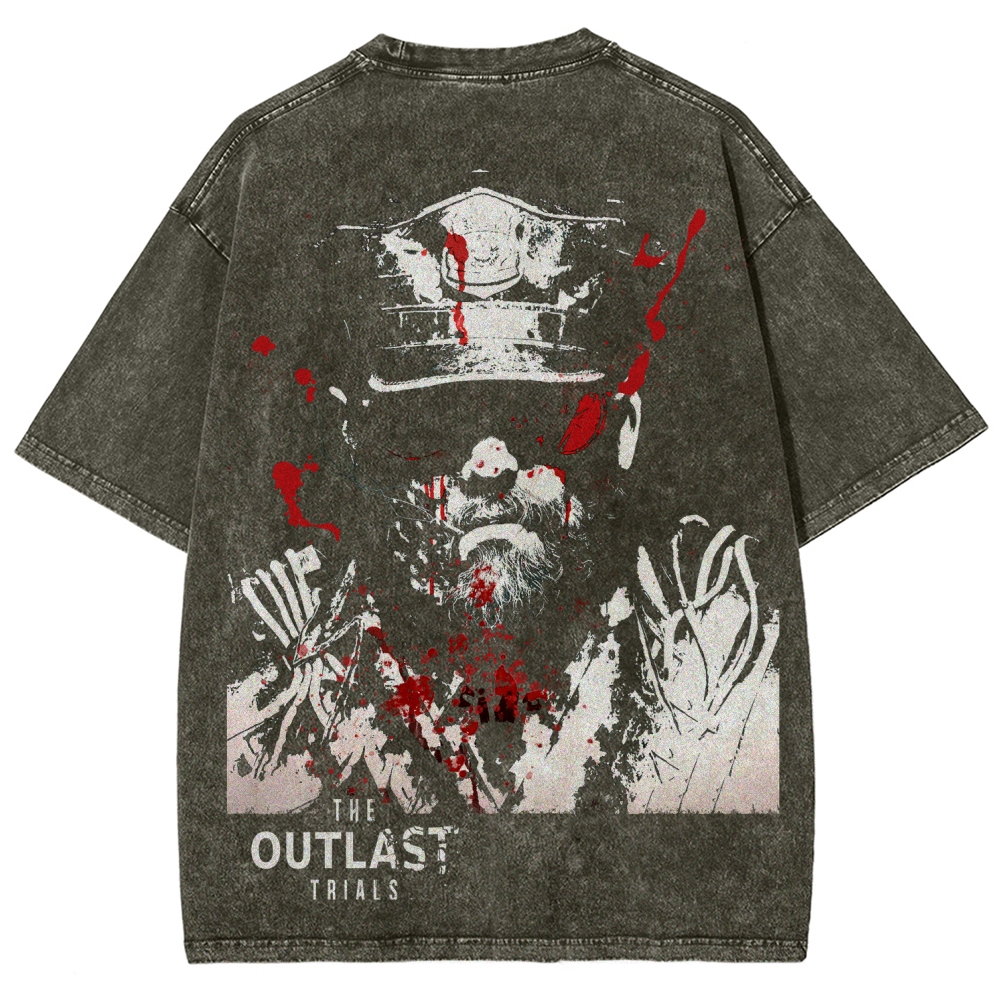 The Outlast Trials Unisex Fit Washed T-Shirt 2512018247