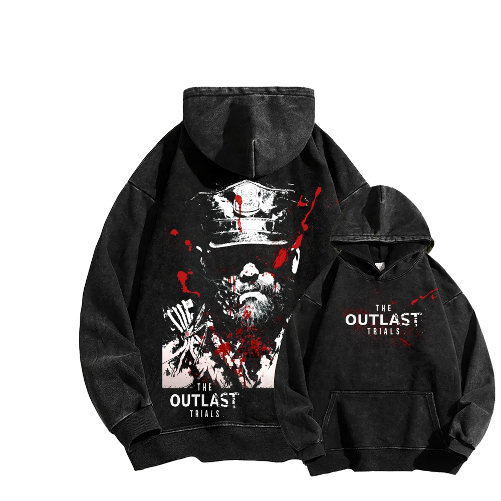The Outlast Trials Unisex Washed Hoodie 2512018252