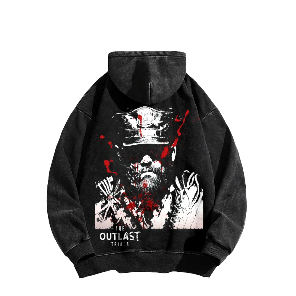 The Outlast Trials Unisex Washed Hoodie 2512018252