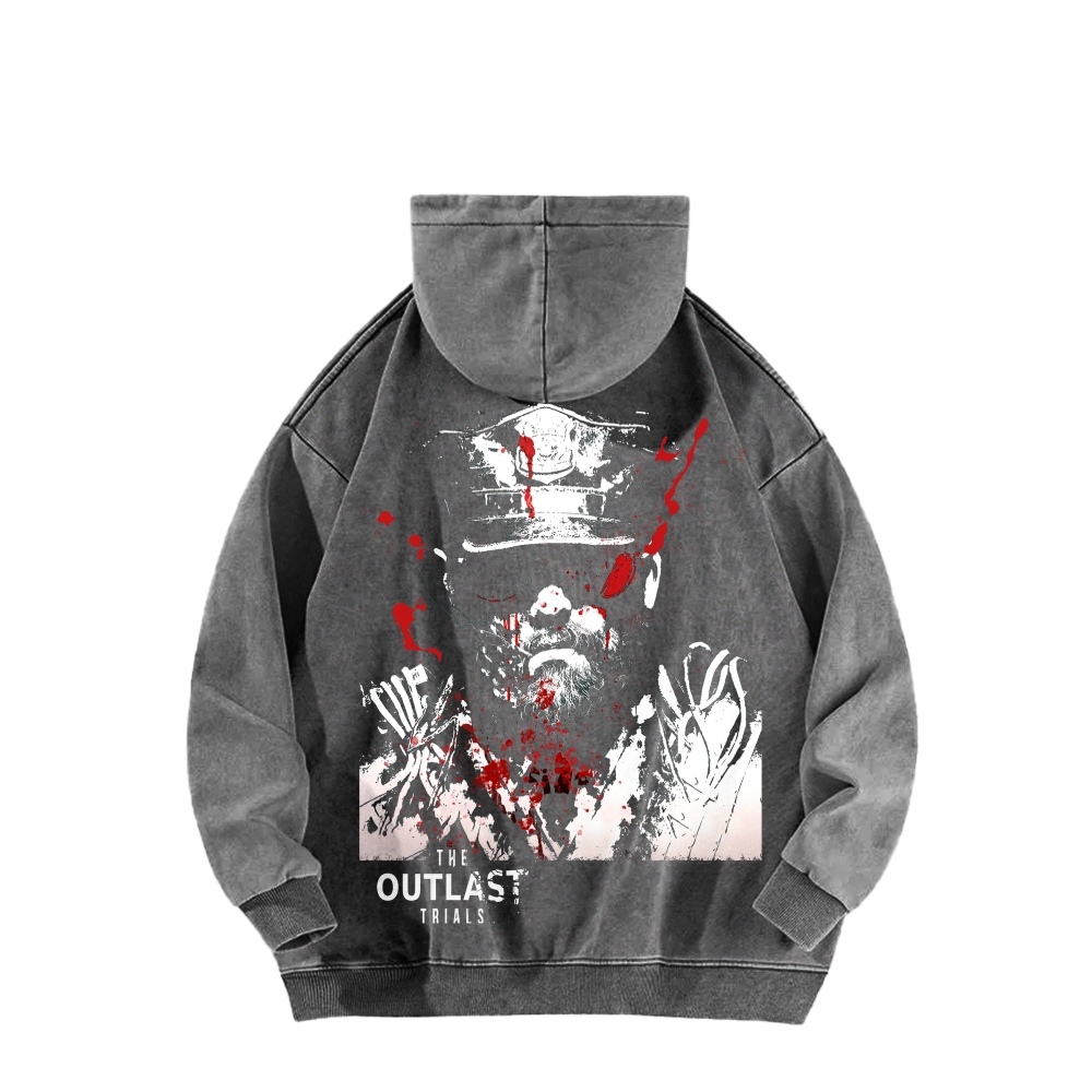 The Outlast Trials Unisex Washed Hoodie 2512018252