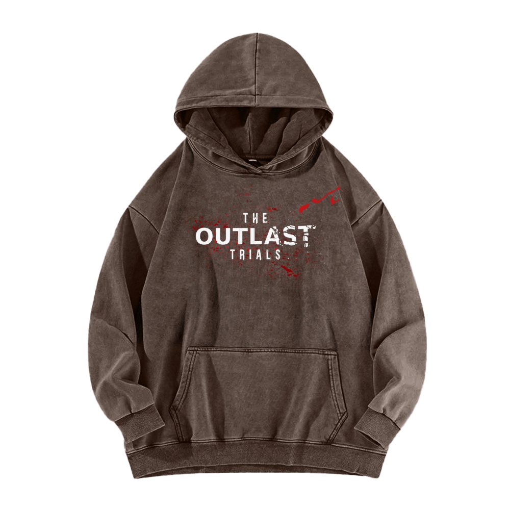 The Outlast Trials Unisex Washed Hoodie 2512018252