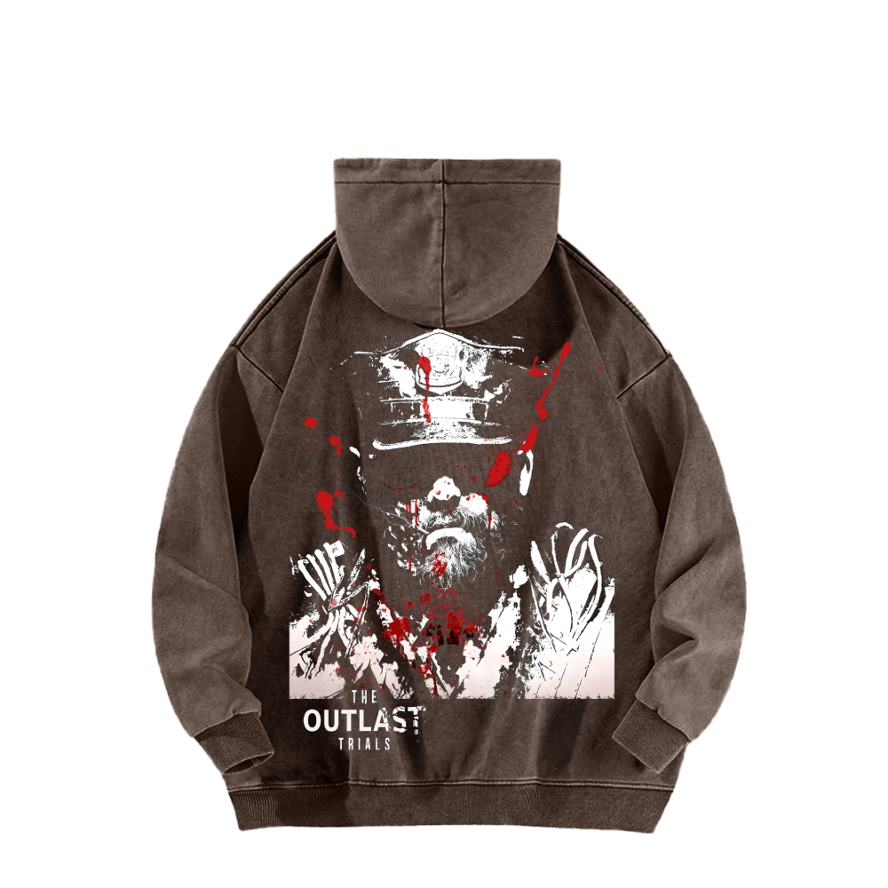 The Outlast Trials Unisex Washed Hoodie 2512018252