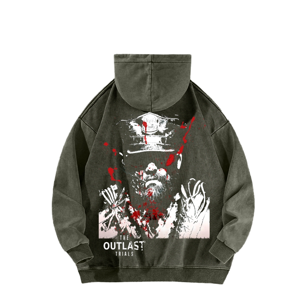 The Outlast Trials Unisex Washed Hoodie 2512018252