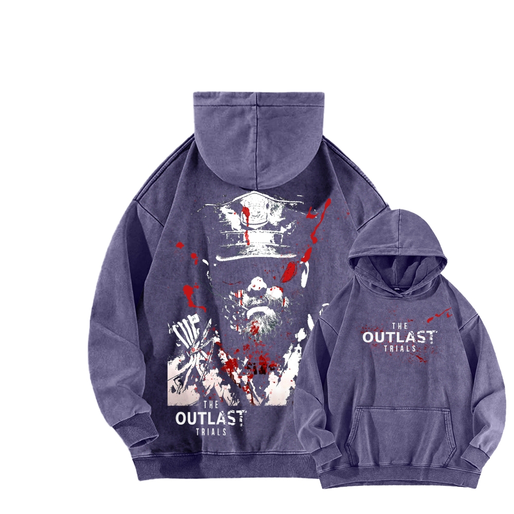 The Outlast Trials Unisex Washed Hoodie 2512018252