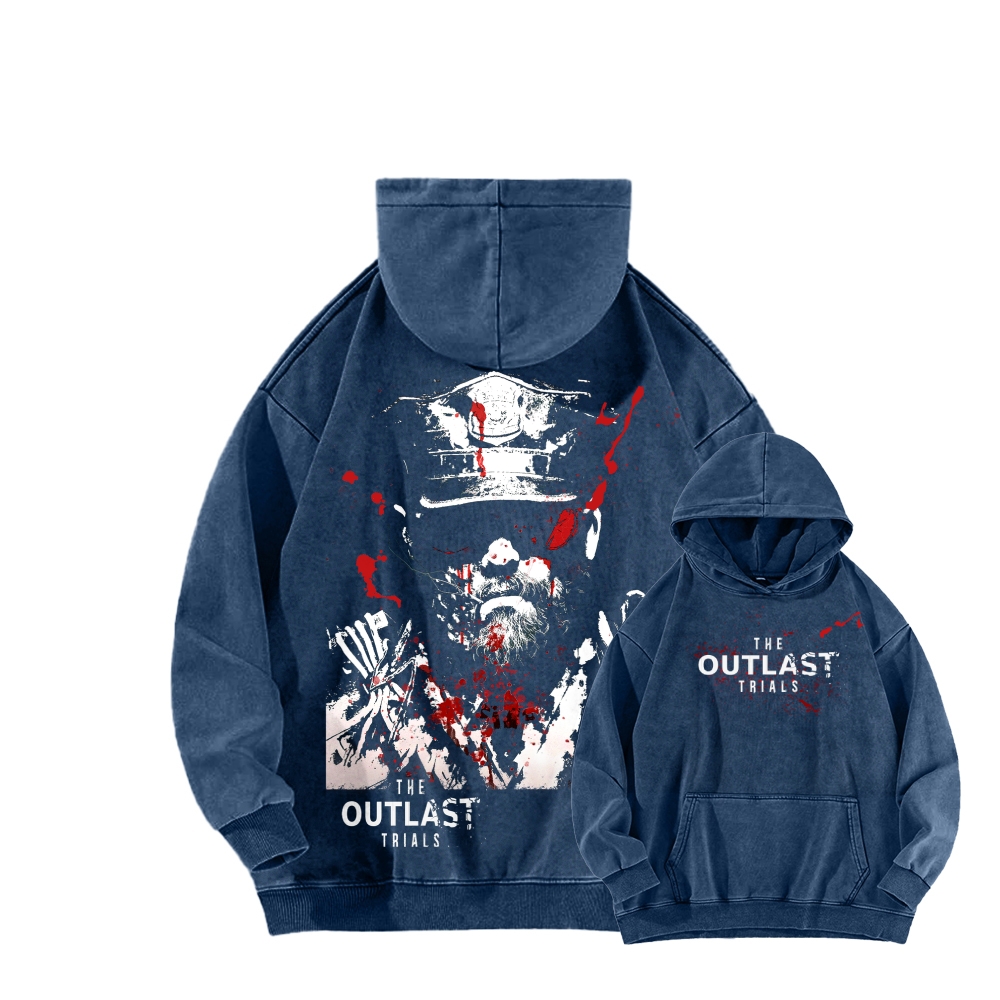 The Outlast Trials Unisex Washed Hoodie 2512018252