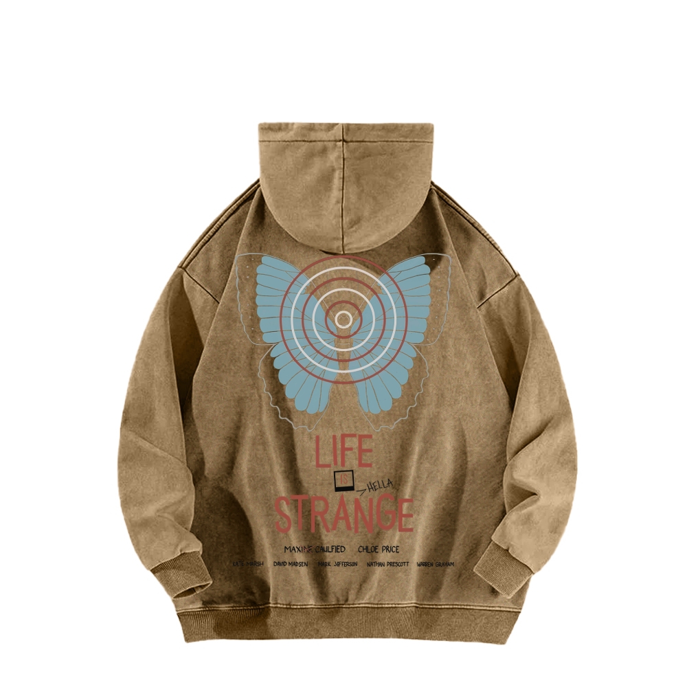 Life Is Strange Unisex Washed Hoodie 2512019325